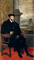 Portrait of Charles V Seated Tiziano Titian